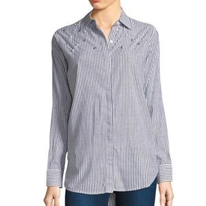 Rails Taylor Stripe Pearl Shirt